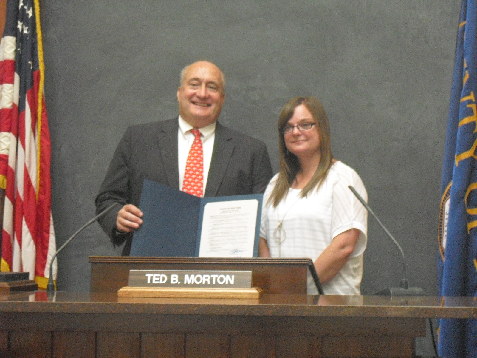Renee Cerullo and Ted Morton Erie County Legislator
